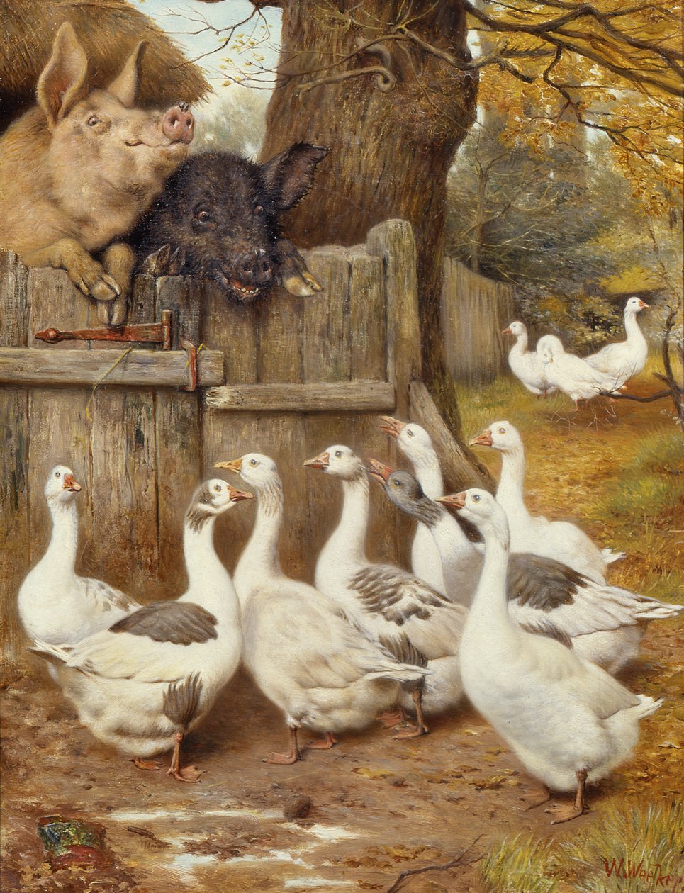 Gårdsgårdens venner av William Weekes