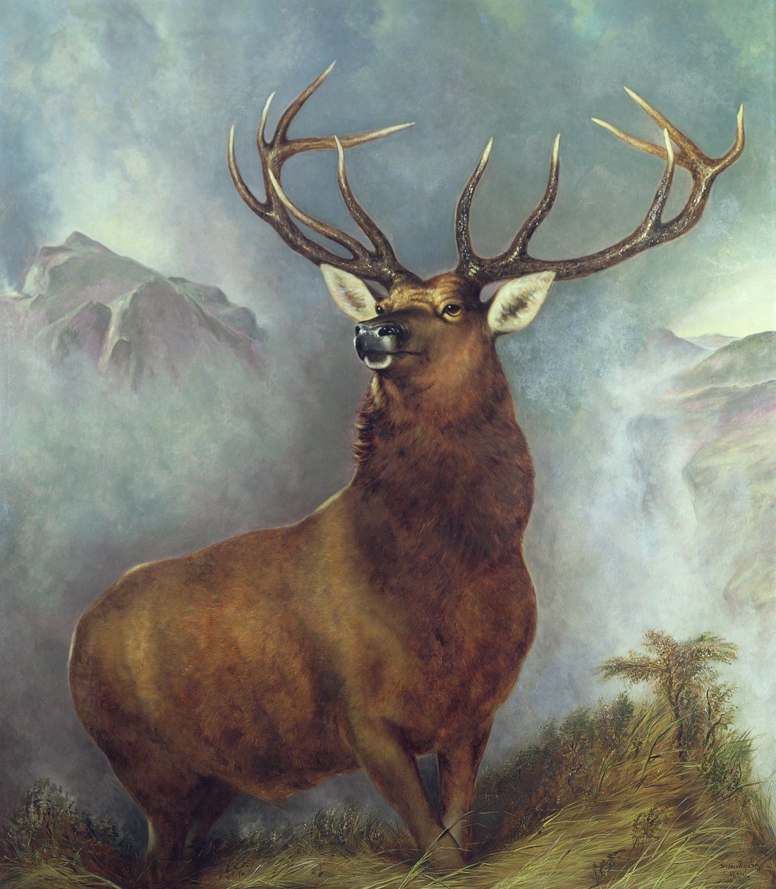 The Monarch of the Glen av William Widgery