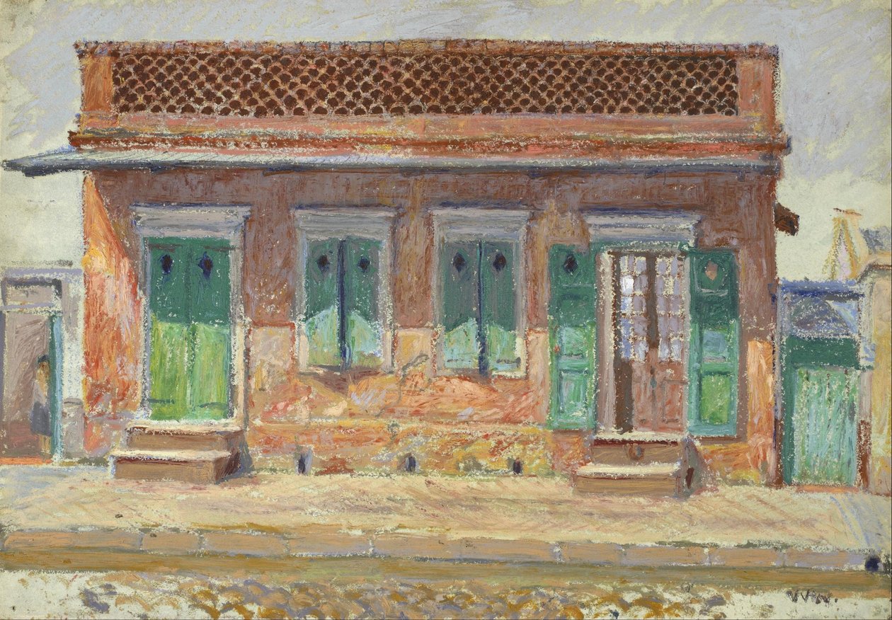 Hus på Dumaine Street, New Orleans av William Woodward