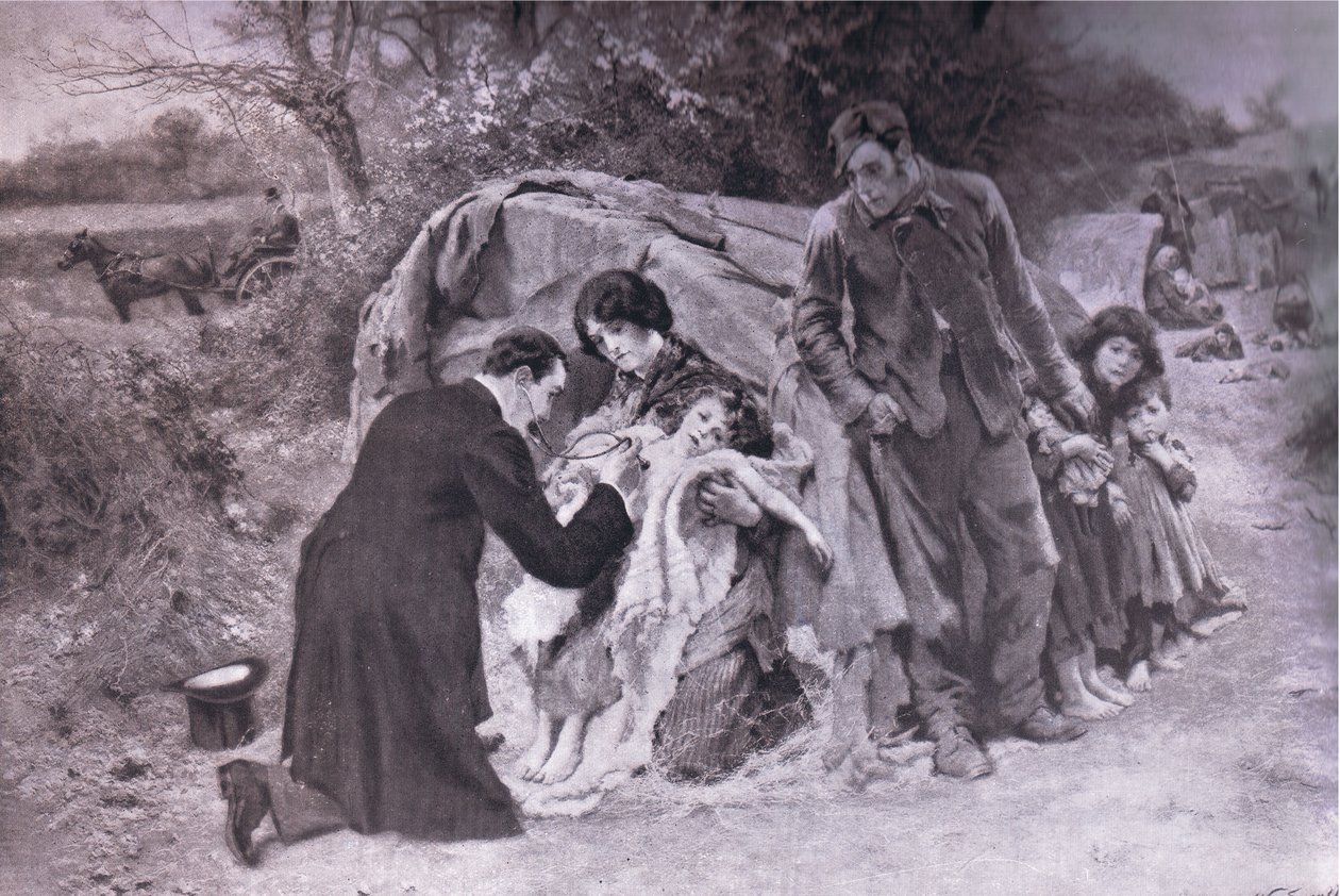 En god samaritan, Bibbys Annual, 1916-1917 av William after Small
