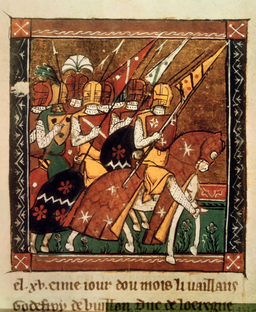 Fr 9084 f.20v: Avreise til første korstog av William of Tyre