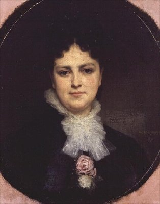 Portrett av Miss Addison Head of San Francisco (olje på lerret) av William Adolphe Bouguereau