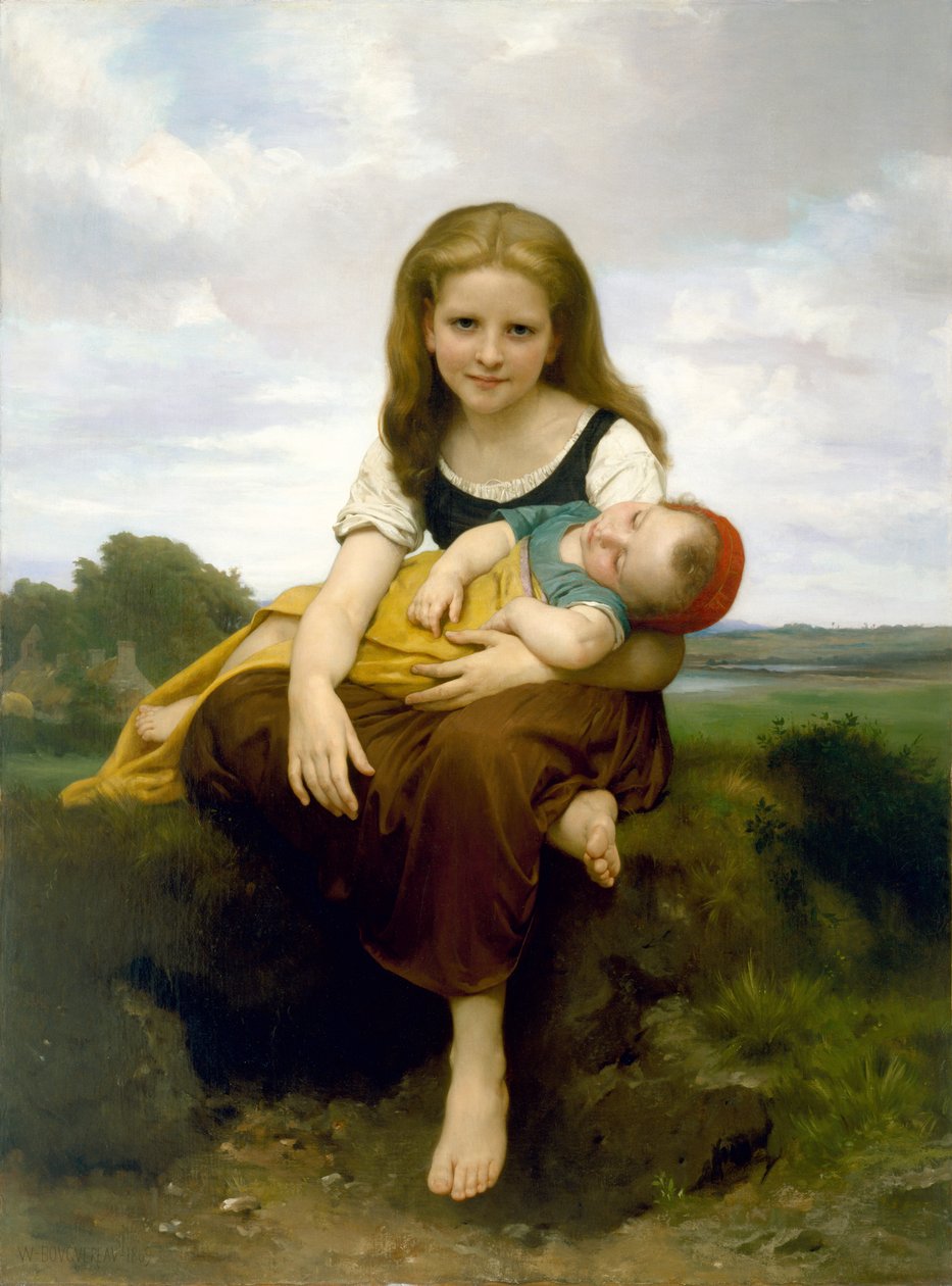 Den eldste søsteren av William Adolphe Bouguereau