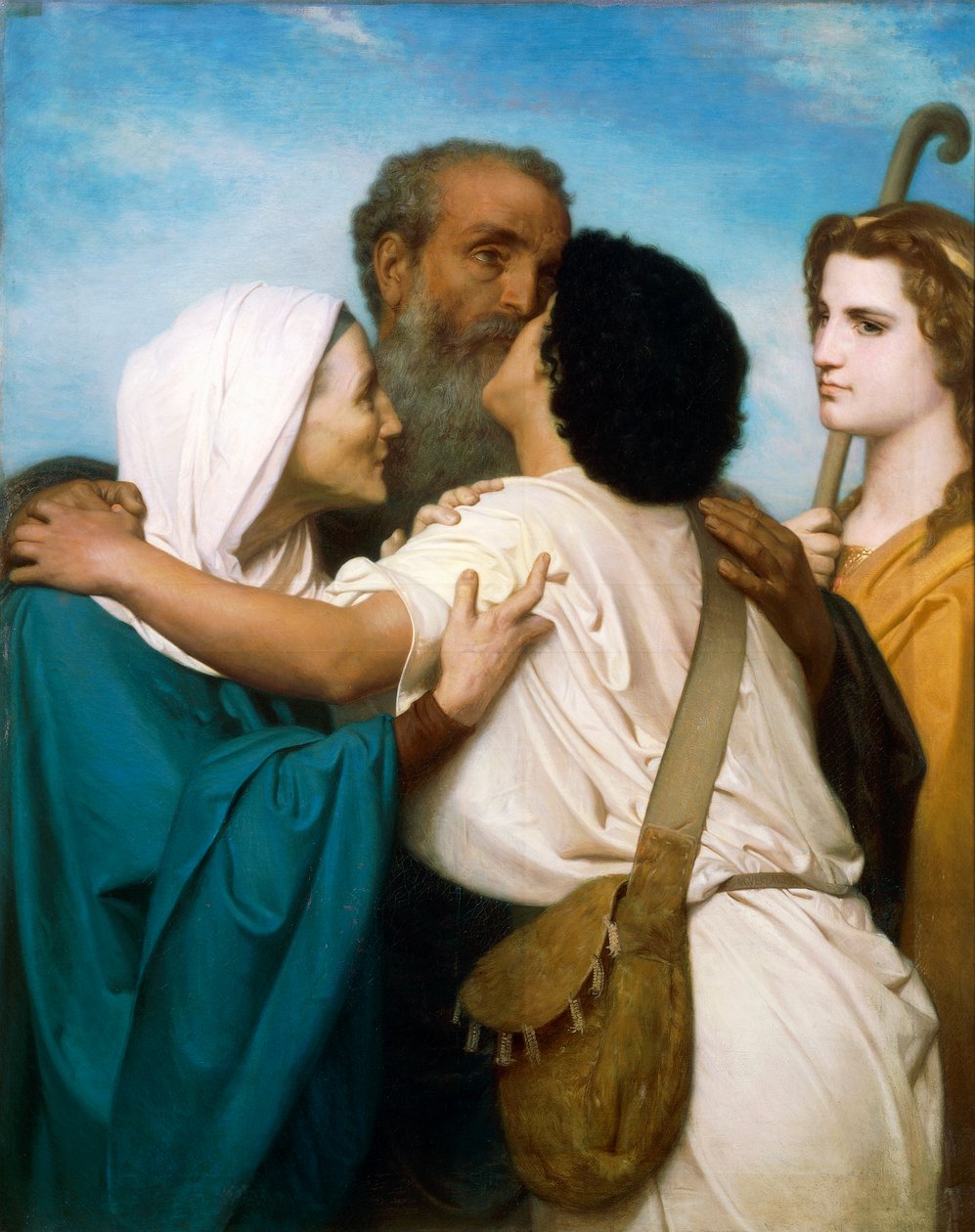 The Return of Tobias av William Adolph Bouguereau (1825-1905) av William Adolphe Bouguereau