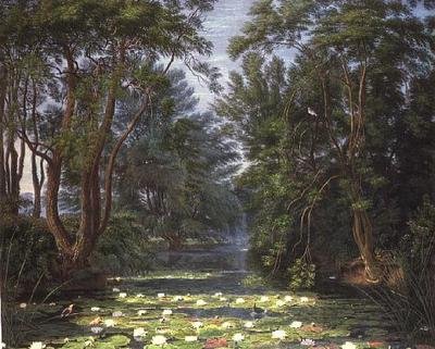 Cherwell vannliljer av Joseph Mallord William Turner