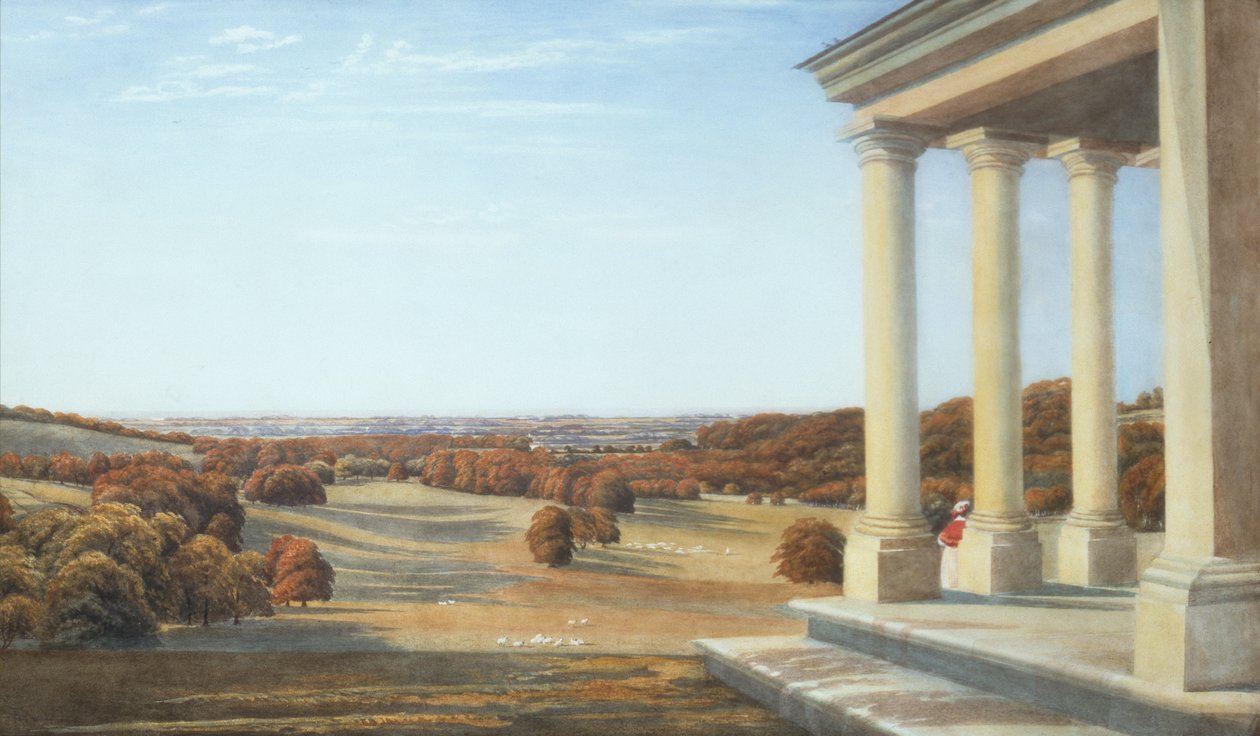 Dale Park, Arundel, Sussex (blyant og akvarell) av Joseph Mallord William Turner