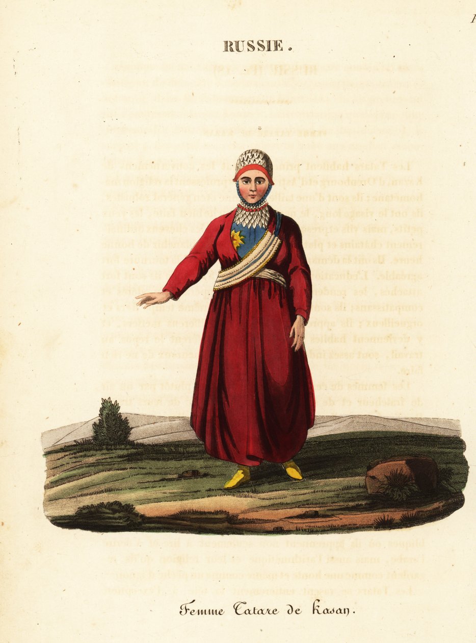 A Tatar woman in bonnet with kaschpour   1398469   no       norwegian Successfully Translated  Original: Portrait de Nadezhda Durova (1783-1866) (Nadezhda Andreyevna Durova) connue sous le nom Alexandre Durov ou Alexandre Sokolov ou Alexander Andreevich Al av William (after) Alexander
