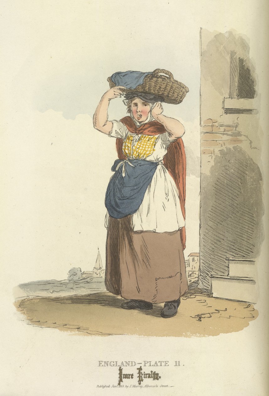 Billingsgate Fish-Woman av William (after) Alexander