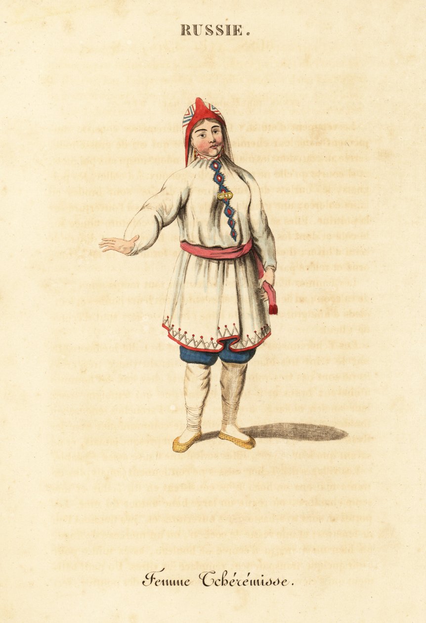 Sommerkjole av en Mari-kvinne av William (after) Alexander