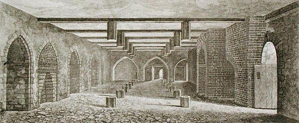 Powder Plot Cellar under Palace of Westminster av William (after) Capon