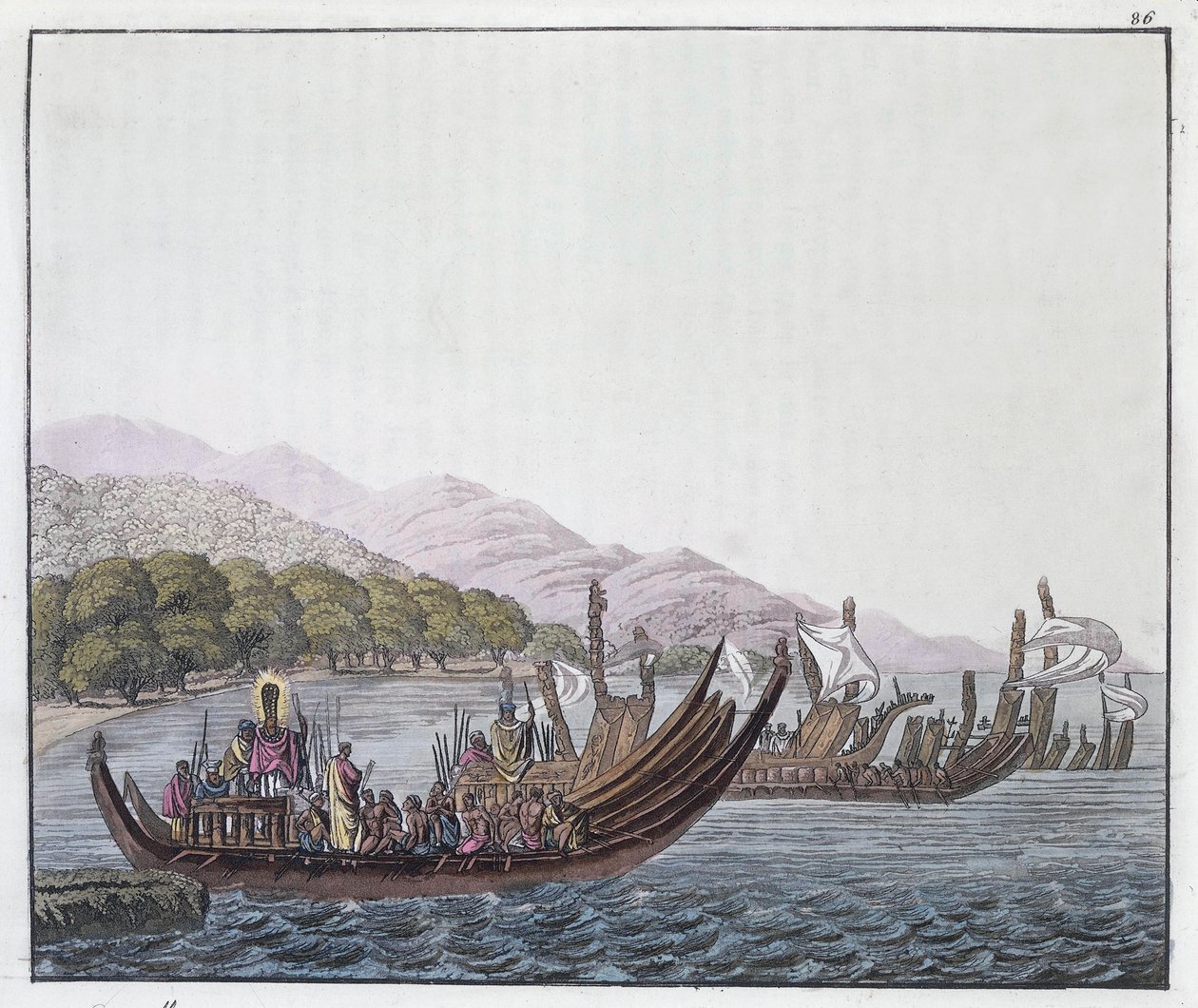 Gravering av P. Fumagalli, hentet fra et maleri av William Hodges av William (after) Hodges