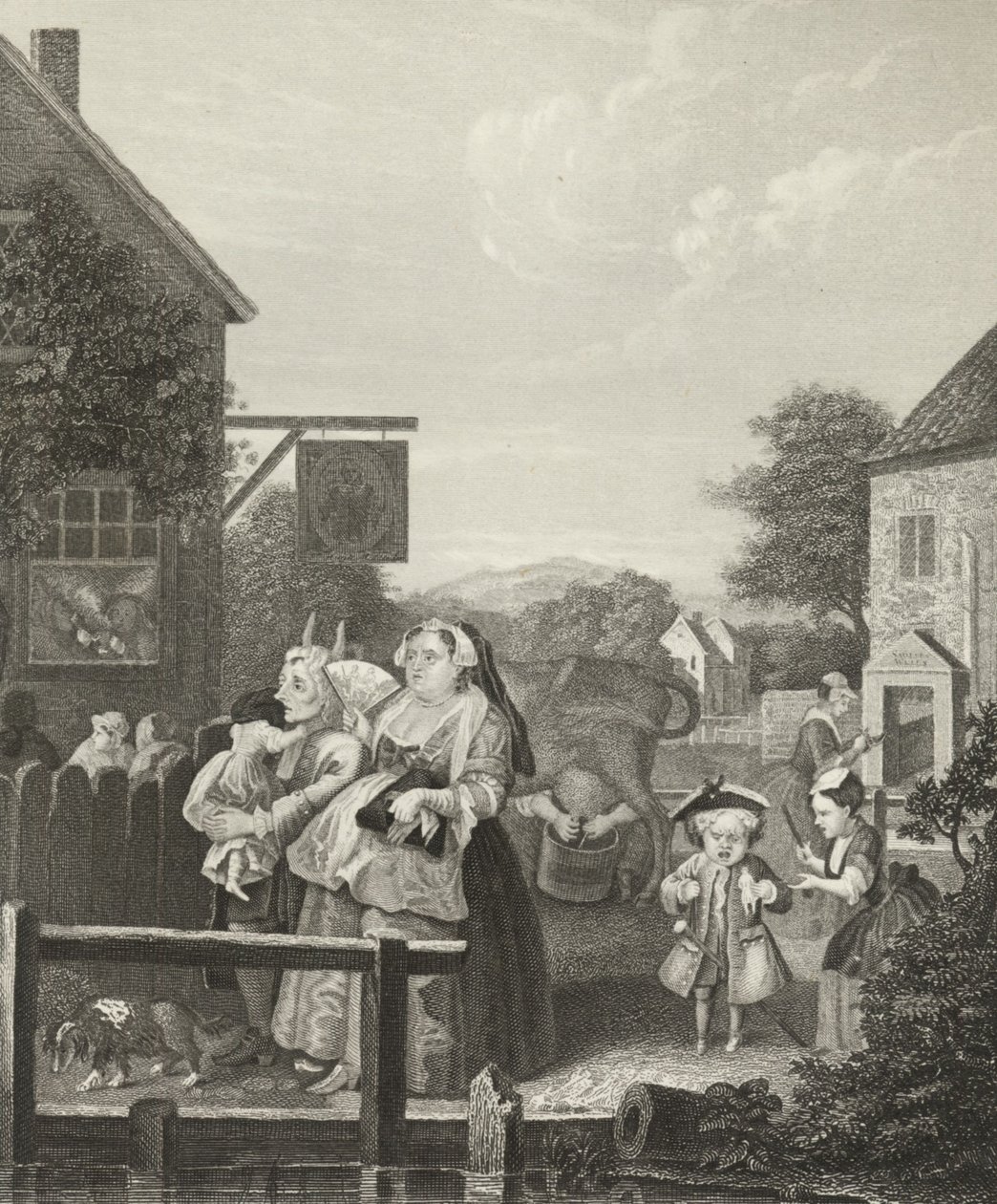 Kveld - London - av William (after) Hogarth