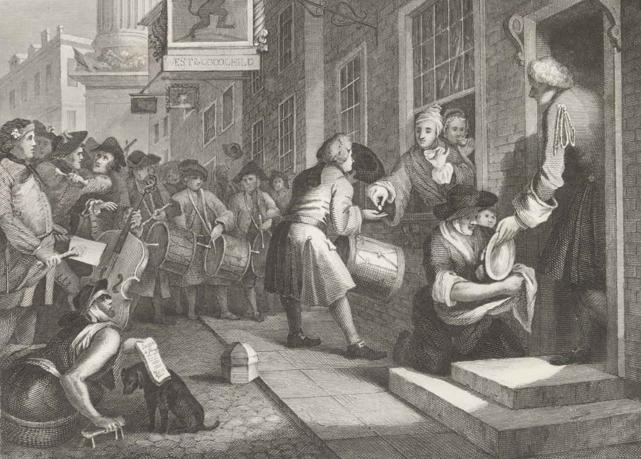 Goodchilds bryllupsdag av William (after) Hogarth