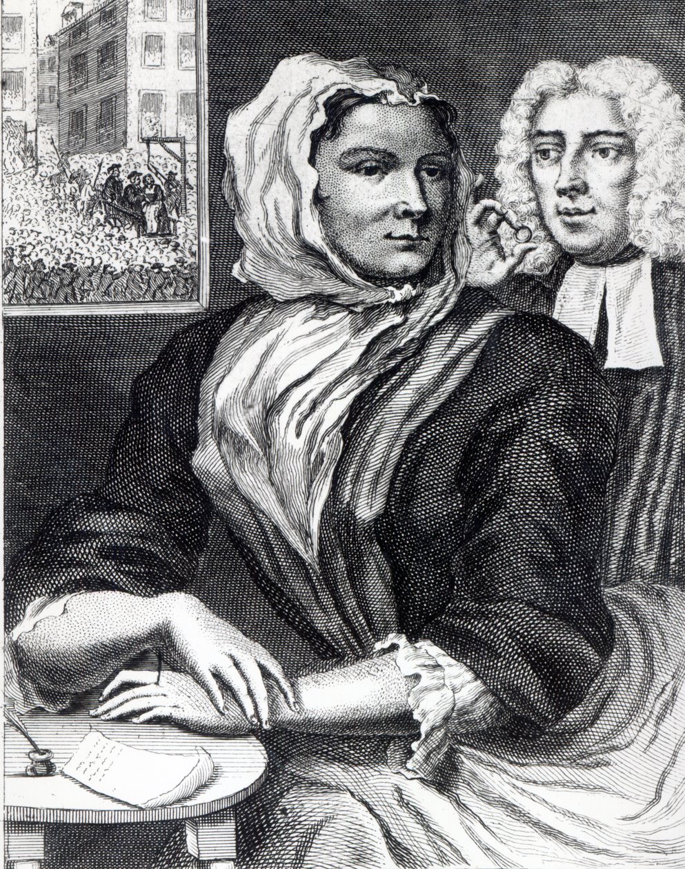 Sarah Malcolm av William (after) Hogarth