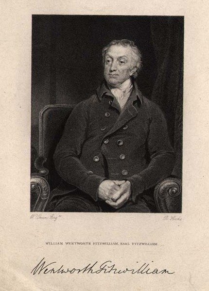 William Wentworth Fitzwilliam, 2. jarl Fitzwilliam (1748-1833), gravert av R. Hicks av William (after) Owen