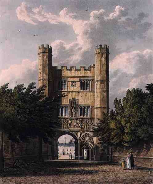 Trinity Gate, Cambridge, fra 