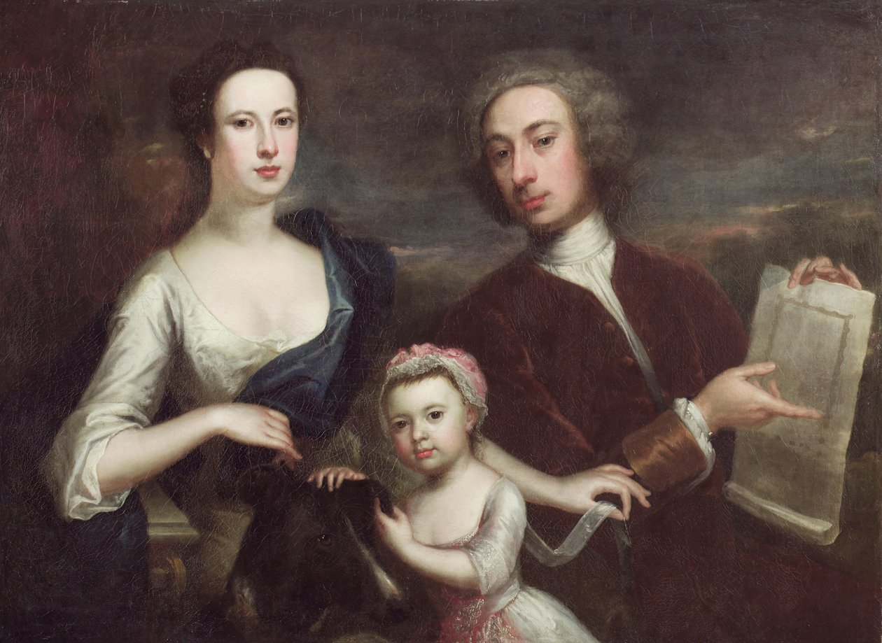 Portrett av Richard Boyle og Dorothy Savile (olje på lerret) av William (attr. to) Aikman
