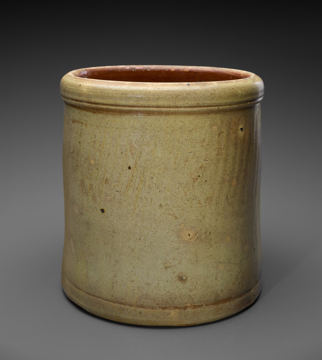Crock, c. 1880-1905 (saltglasert steintøy) av William (attr.to) Saenger