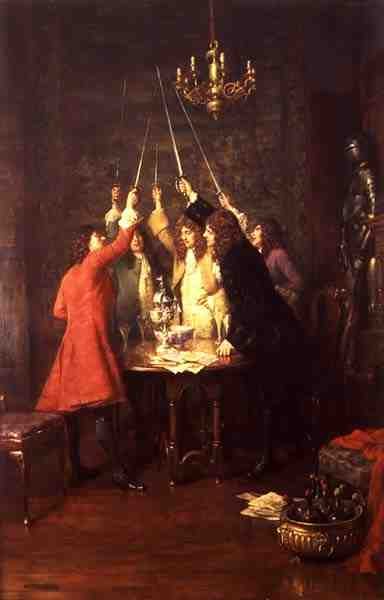 "Kongen" (olje på lerret) av William A. Breakspeare