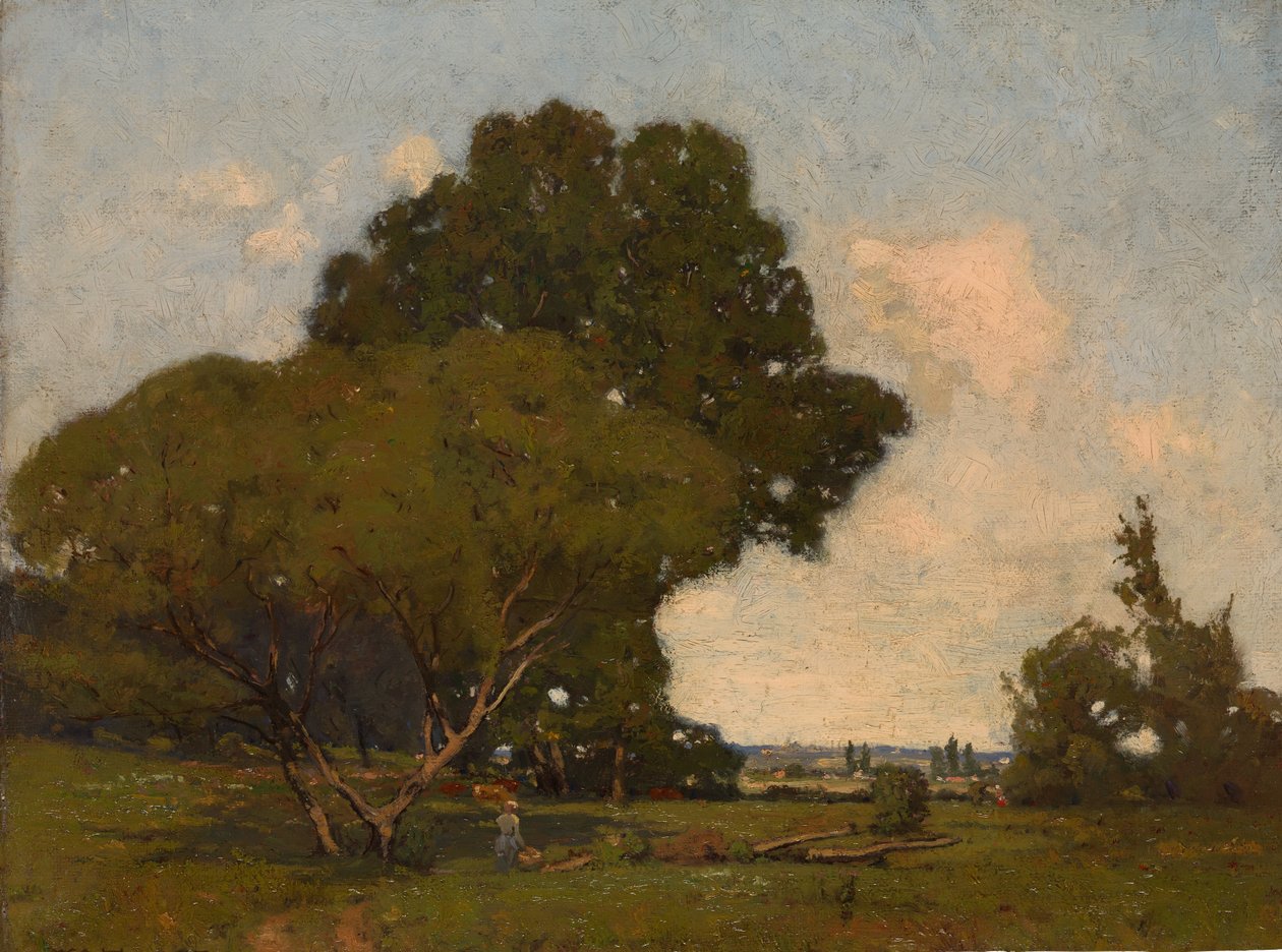 Trærne, tidlig ettermiddag, Frankrike, ca. 1905. av William A. Harper