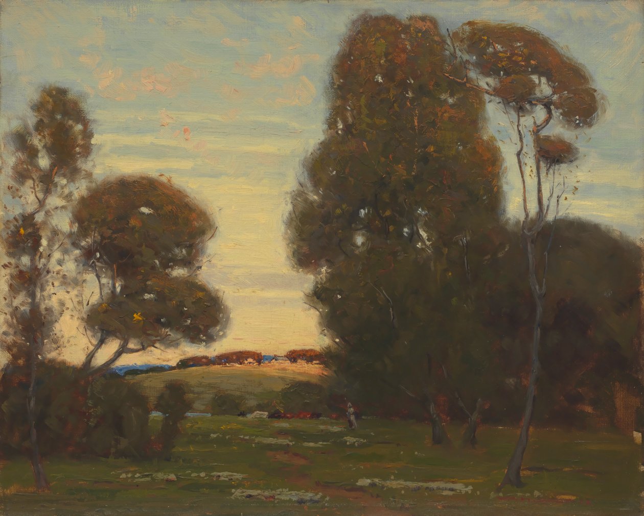 Uten tittel fransk landskap, 1905. av William A. Harper