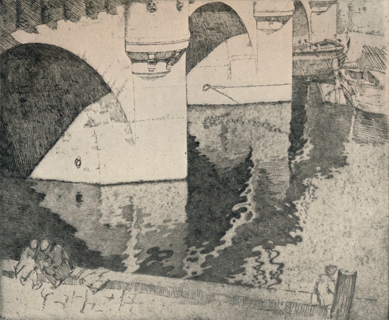 Pont Neuf, 1915 av William A Levy