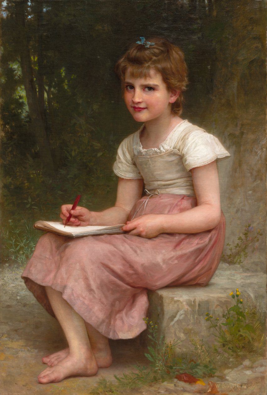 Et kall, 1896. av William Adolphe Bouguereau