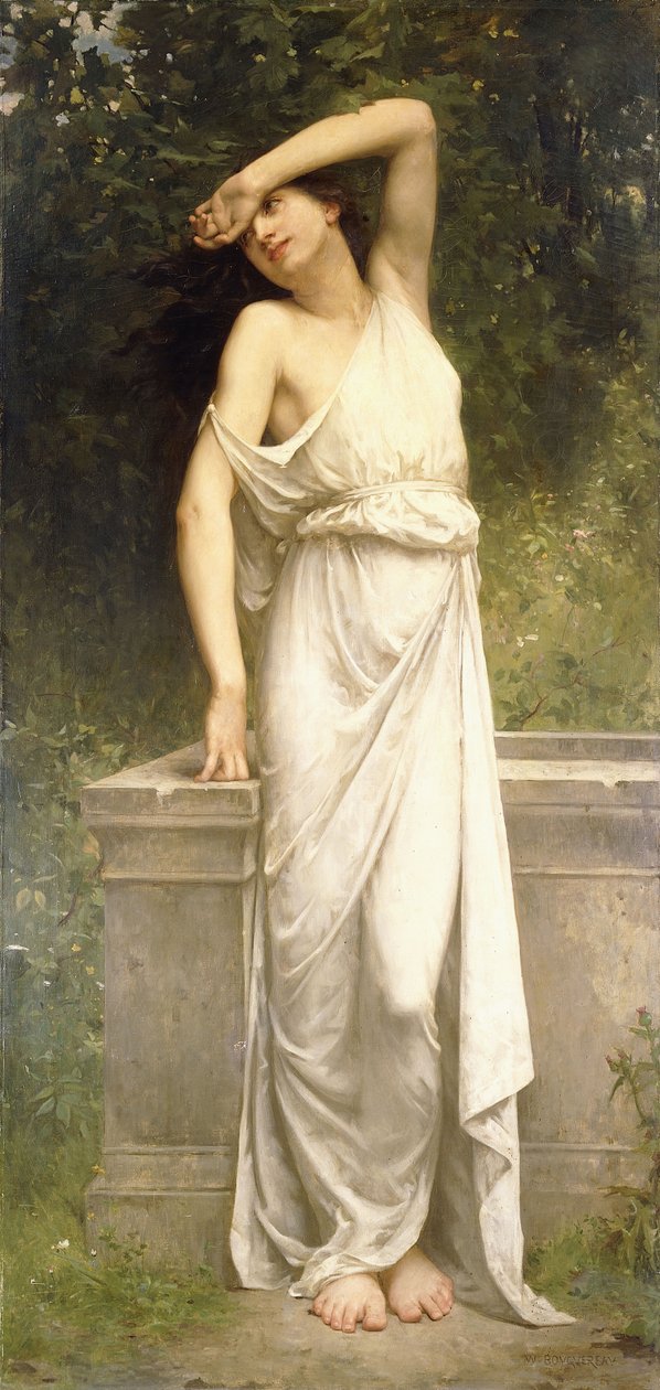 En klassisk skjønnhet ved en brønn, av William Adolphe Bouguereau