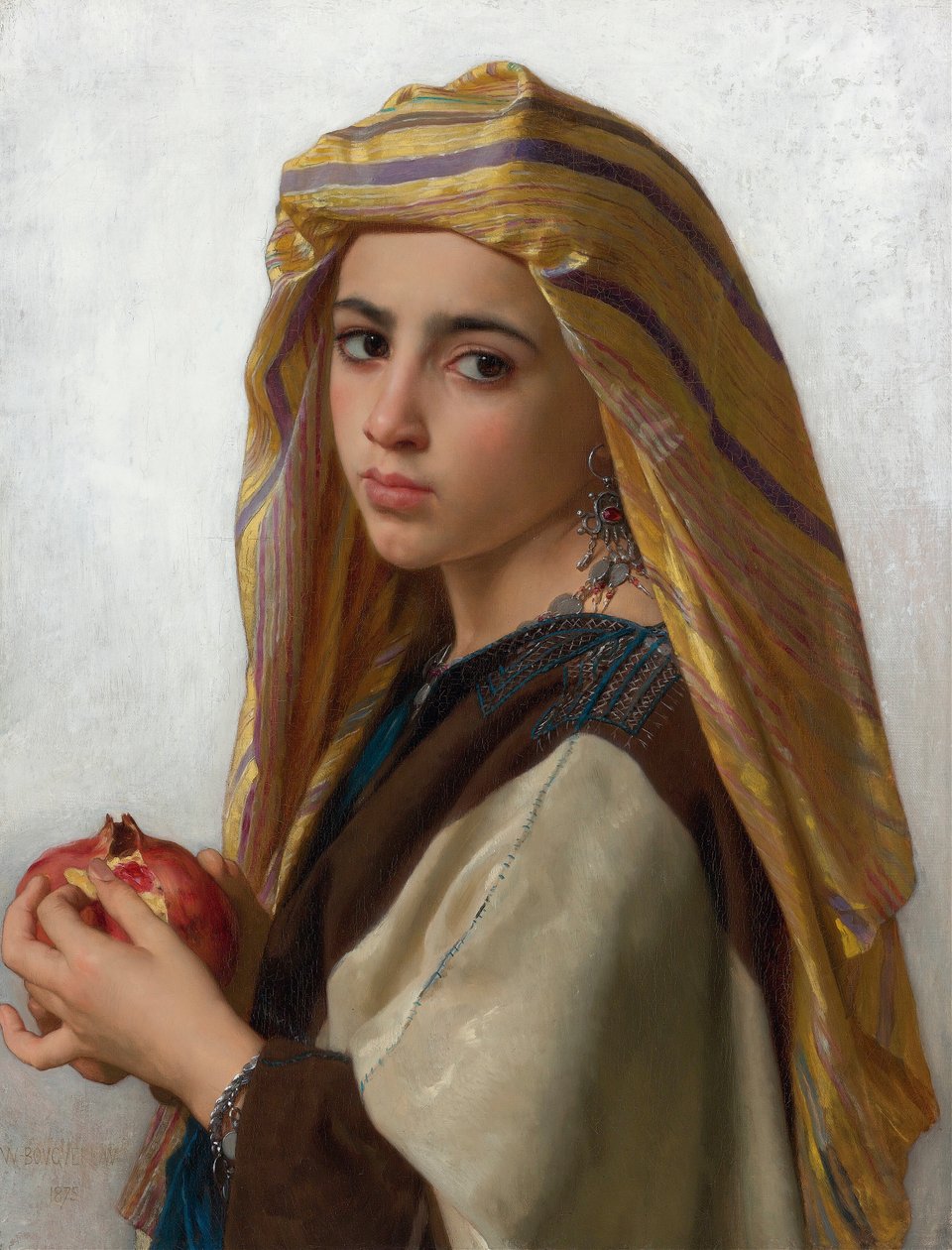 Jente med et granateple av William Adolphe Bouguereau