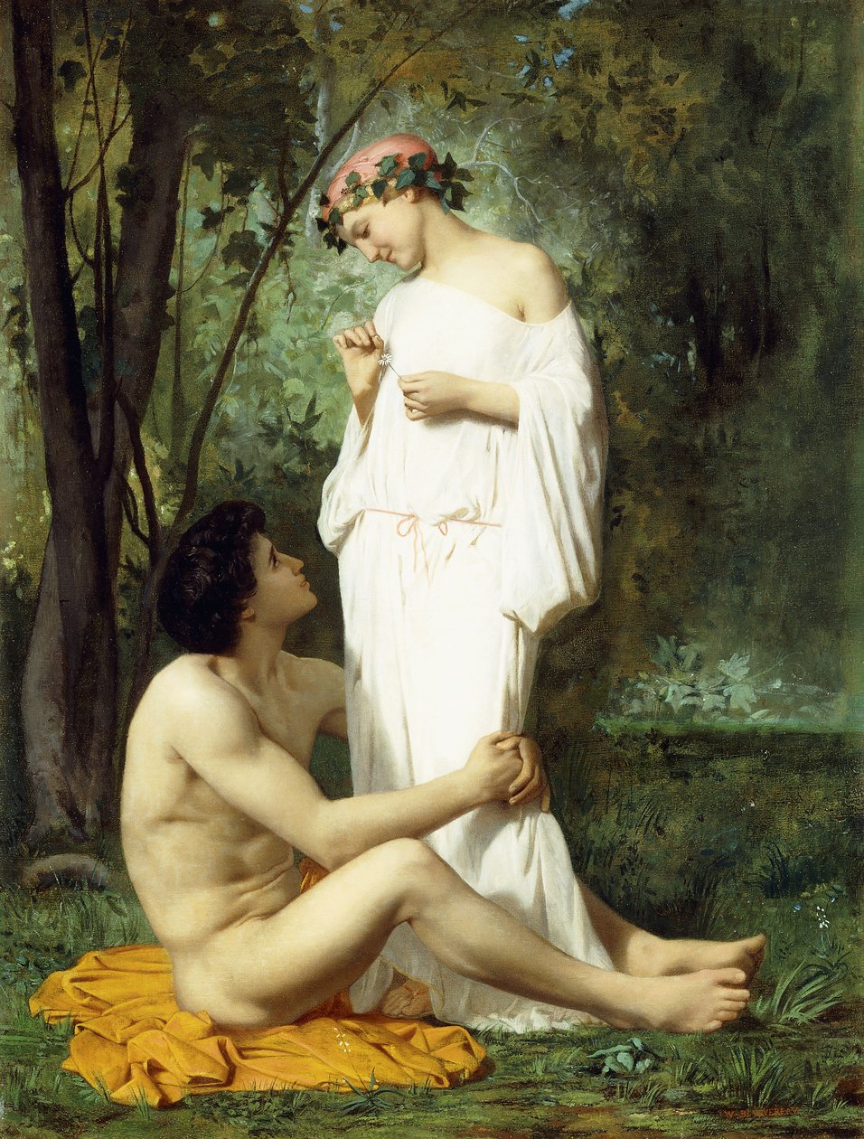 Idyll, 1851-52 av William Adolphe Bouguereau