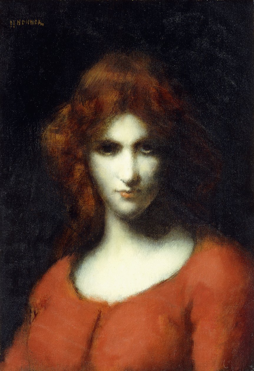 Portrett av Miss Addison Head of San Francisco, 1874 av William Adolphe Bouguereau
