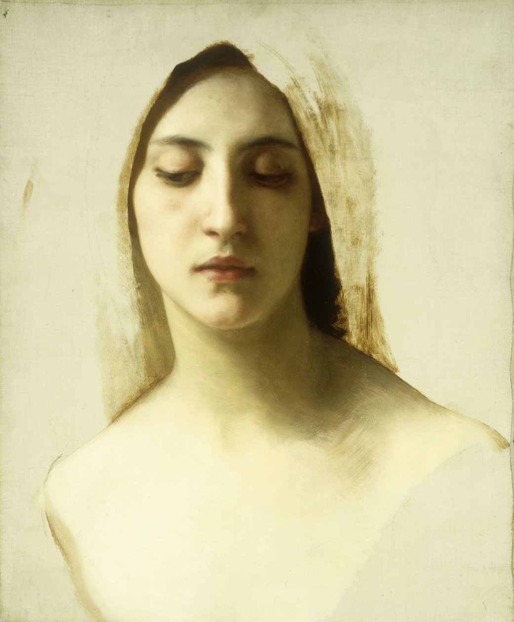 Studie for "La Charite", ca. 1878 av William Adolphe Bouguereau