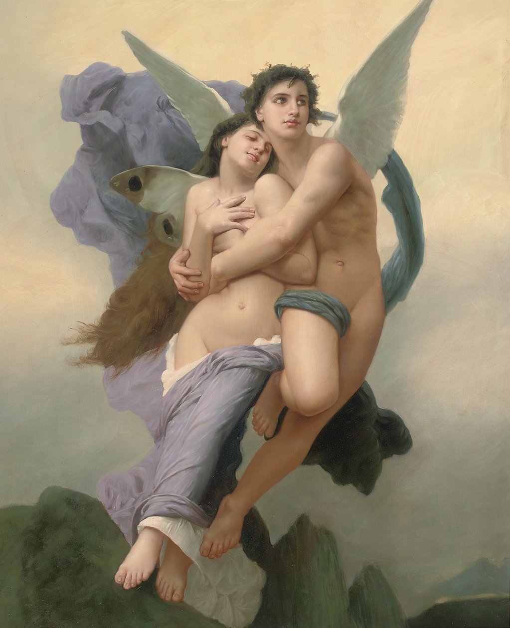 The Abduction of Psyche, 20. - 21. århundre av William Adolphe Bouguereau