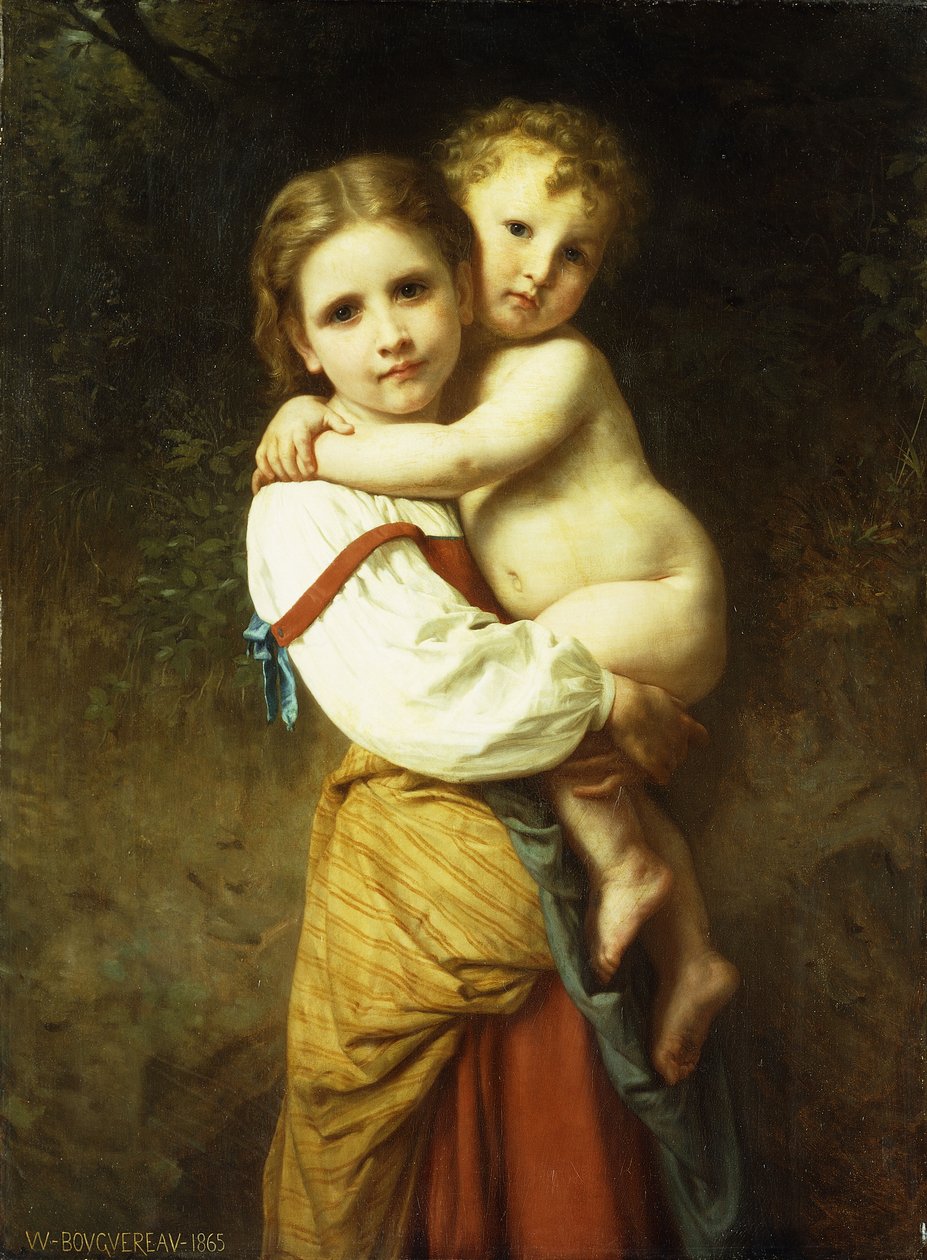 Storesøsteren; Storesøsteren, 1865 av William Adolphe Bouguereau