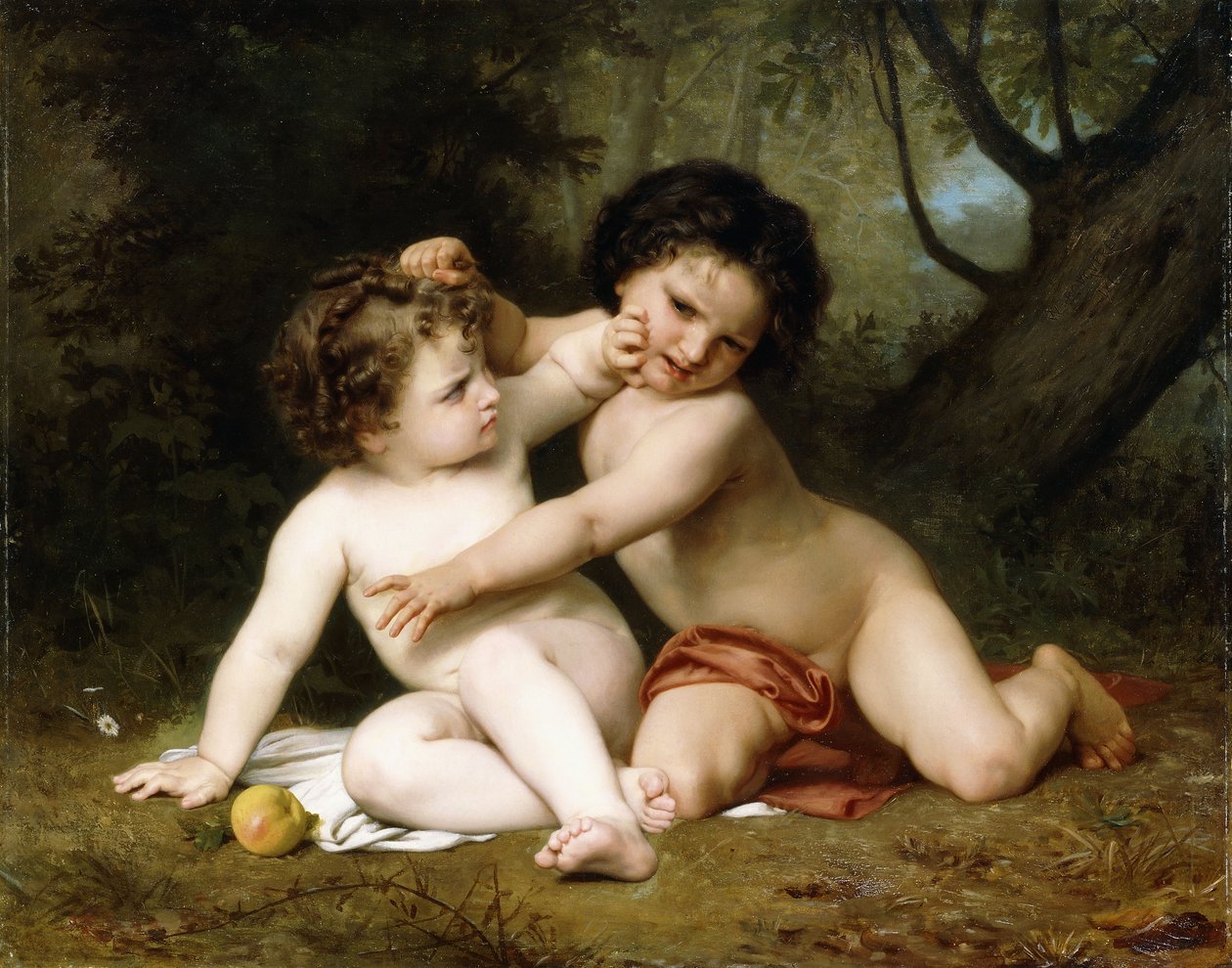 Kampen, 1864 av William Adolphe Bouguereau