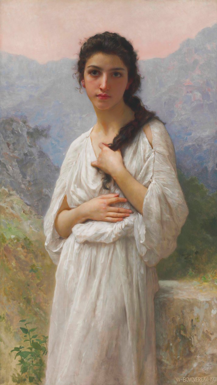 Ventetiden av William Adolphe Bouguereau