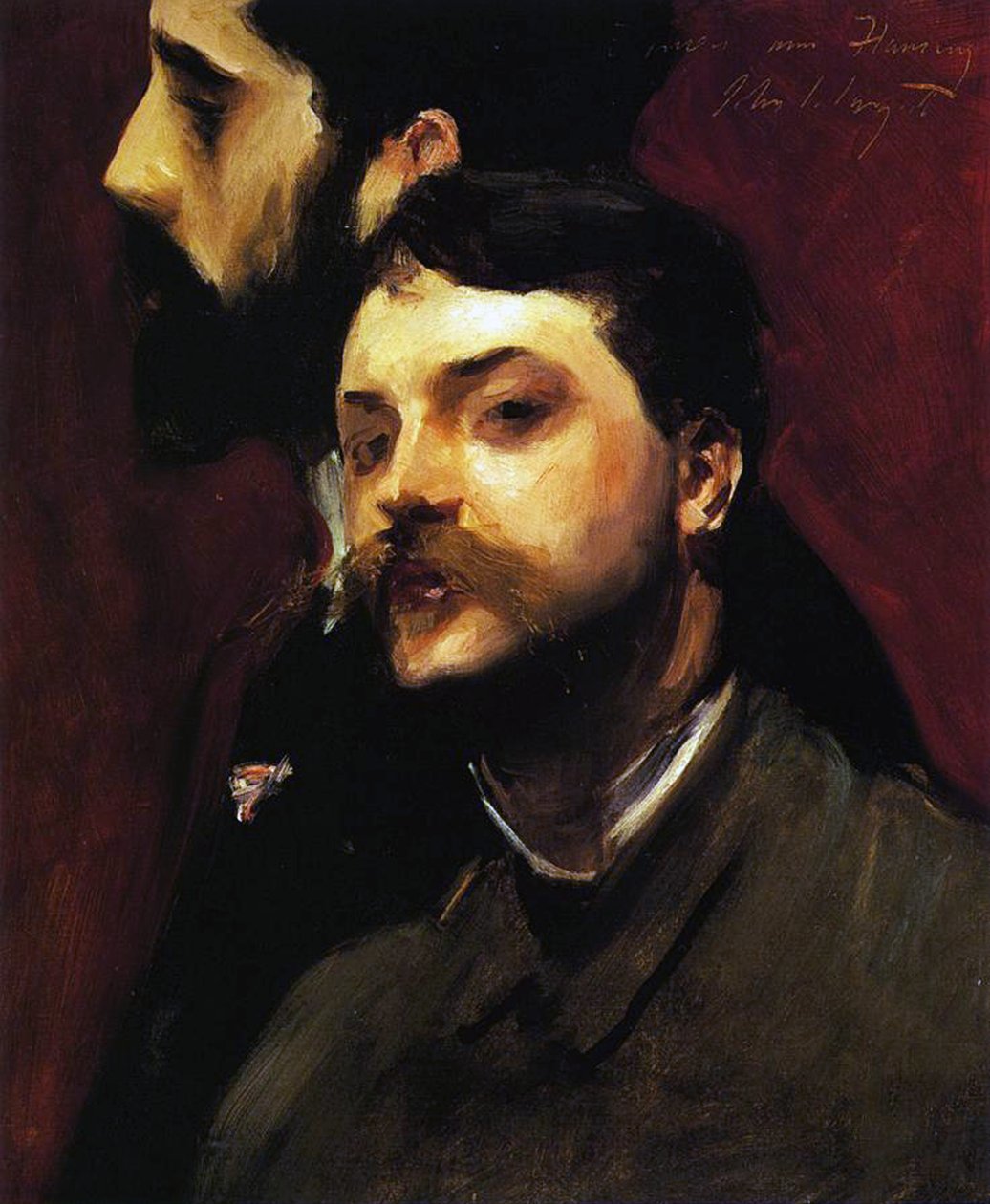 Malerne François Flameng og Paul Helleu, ca. 1880 av William Adolphe Bouguereau