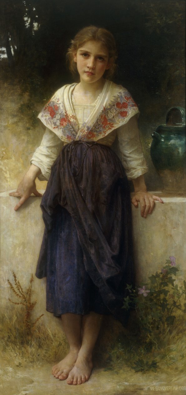 Et øyeblikk av hvile, 1900 av William Adolphe Bouguereau