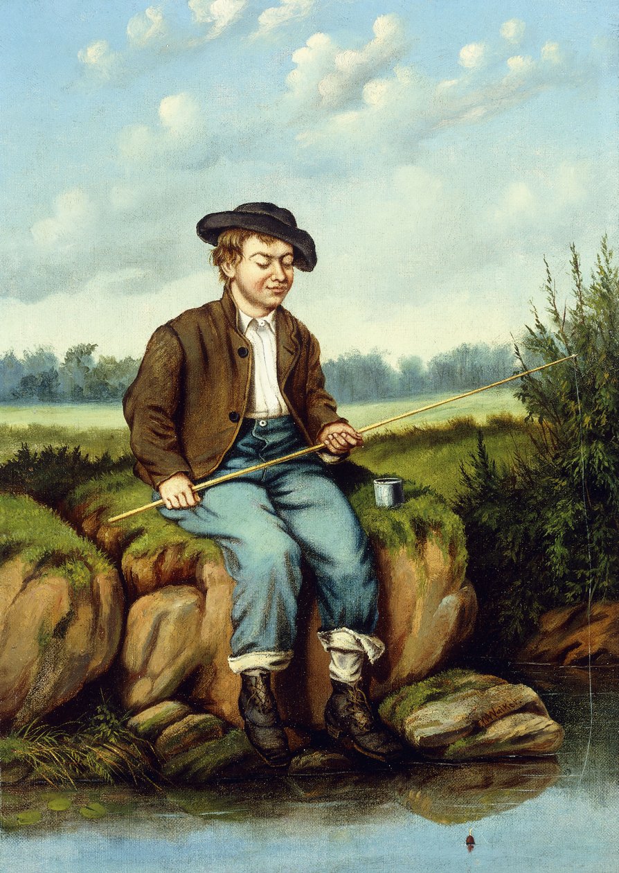 Guttefiske, av William Aiken Walker