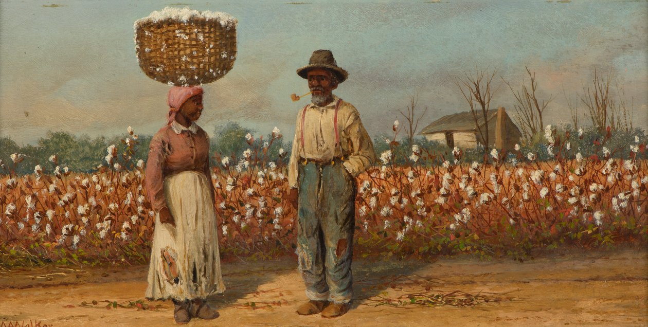 Cotton Pickers, ca. 1890 (olje på akademibrett) av William Aiken Walker