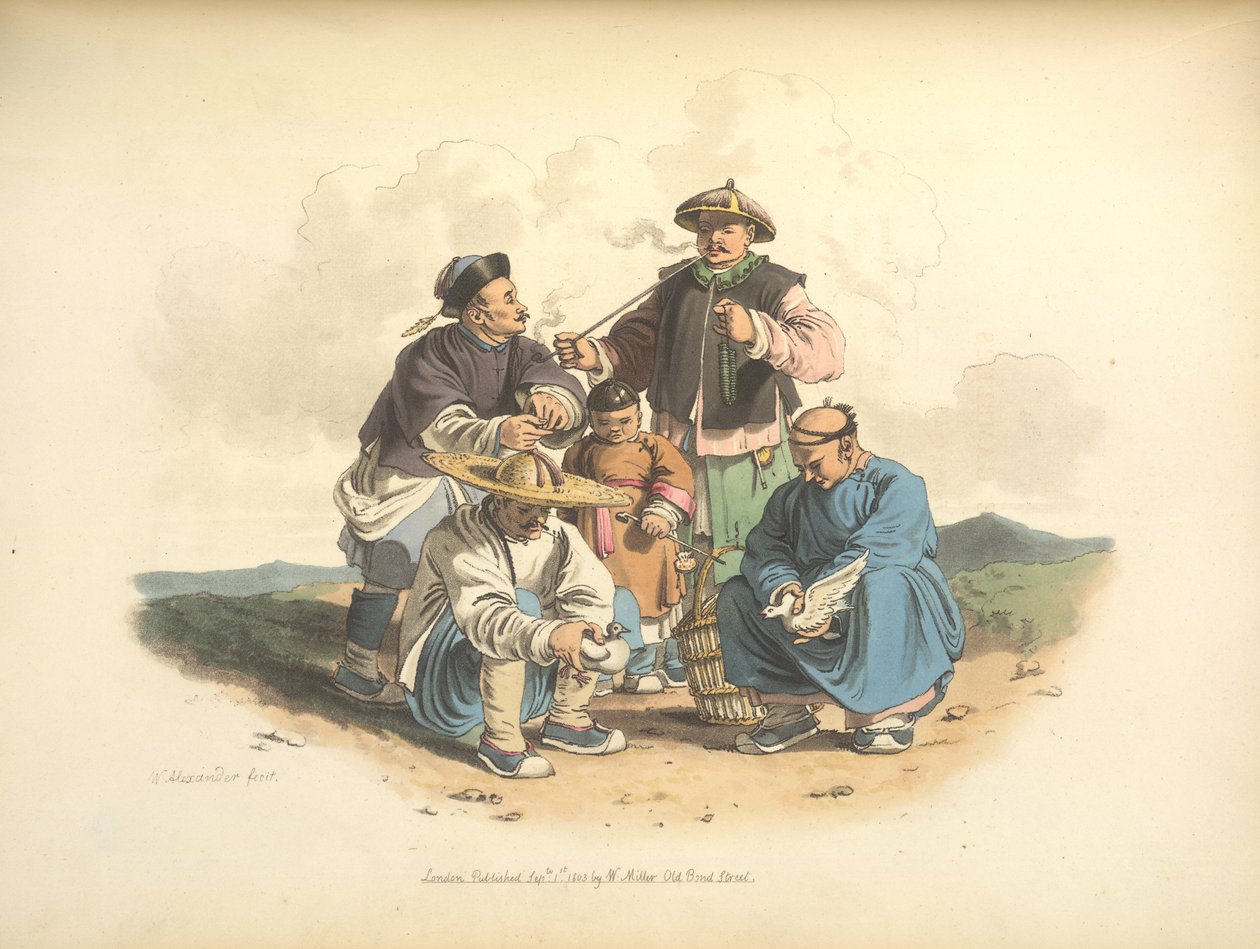 Kinesiske gamblere av William Alexander