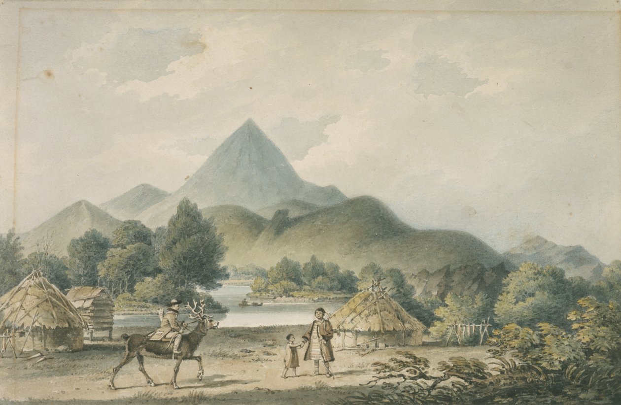 Indisk landsby av William Alexander