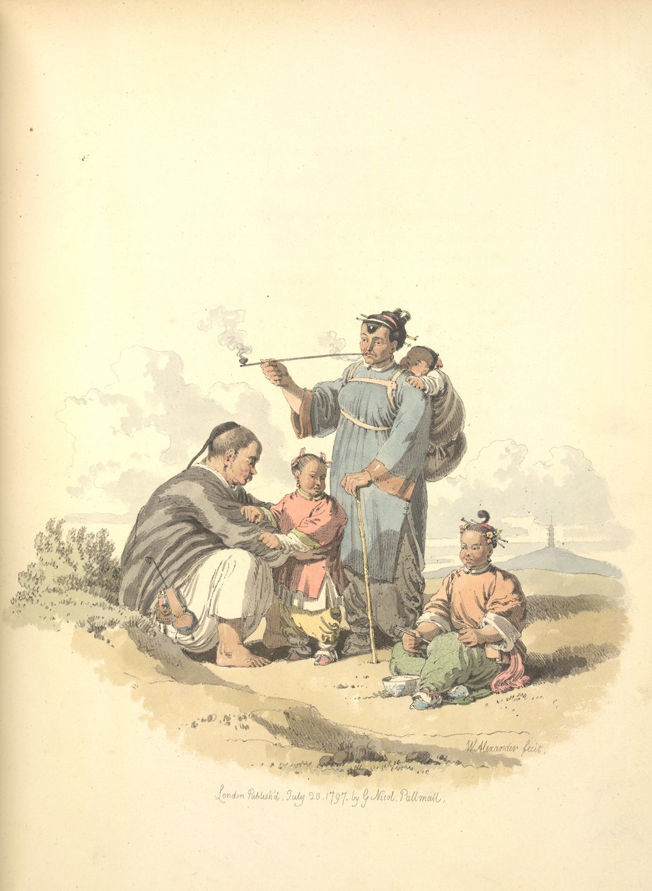 Bonde med familie av William Alexander