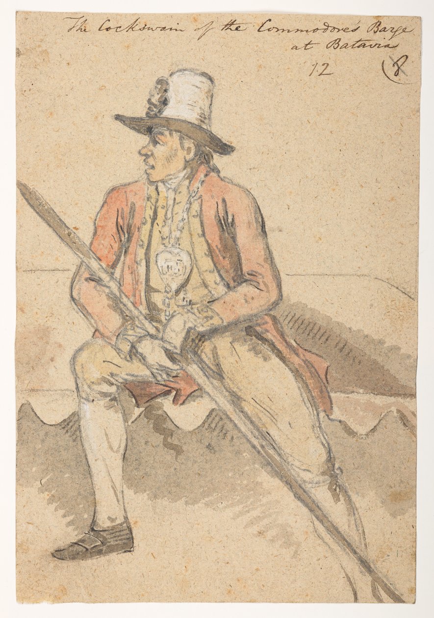 fra et album med 372 tegninger av landskap, kystlinjer, kostymer og hverdagsliv laget under Lord Macartneys ambassade til keiseren av Kina, mellom 1792 og 1794 (blyant og akvarell på papir) av William Alexander