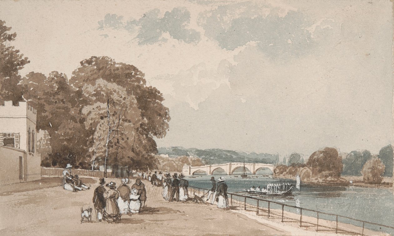 Richmond Bridge av William Alfred Delamotte