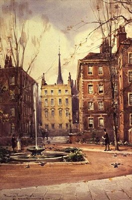 Fountain Court, Temple av William Allister Macdonald