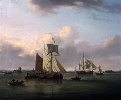 Frakt fra Deptford (olje på lerret) av William Anderson