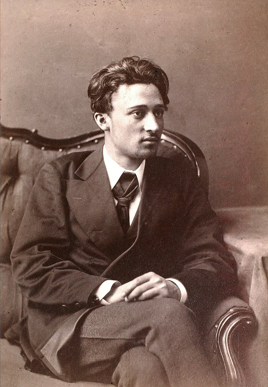 Vsevolod Garshin, russisk forfatter, sent på 1870-tallet av William Andreevich Carrick