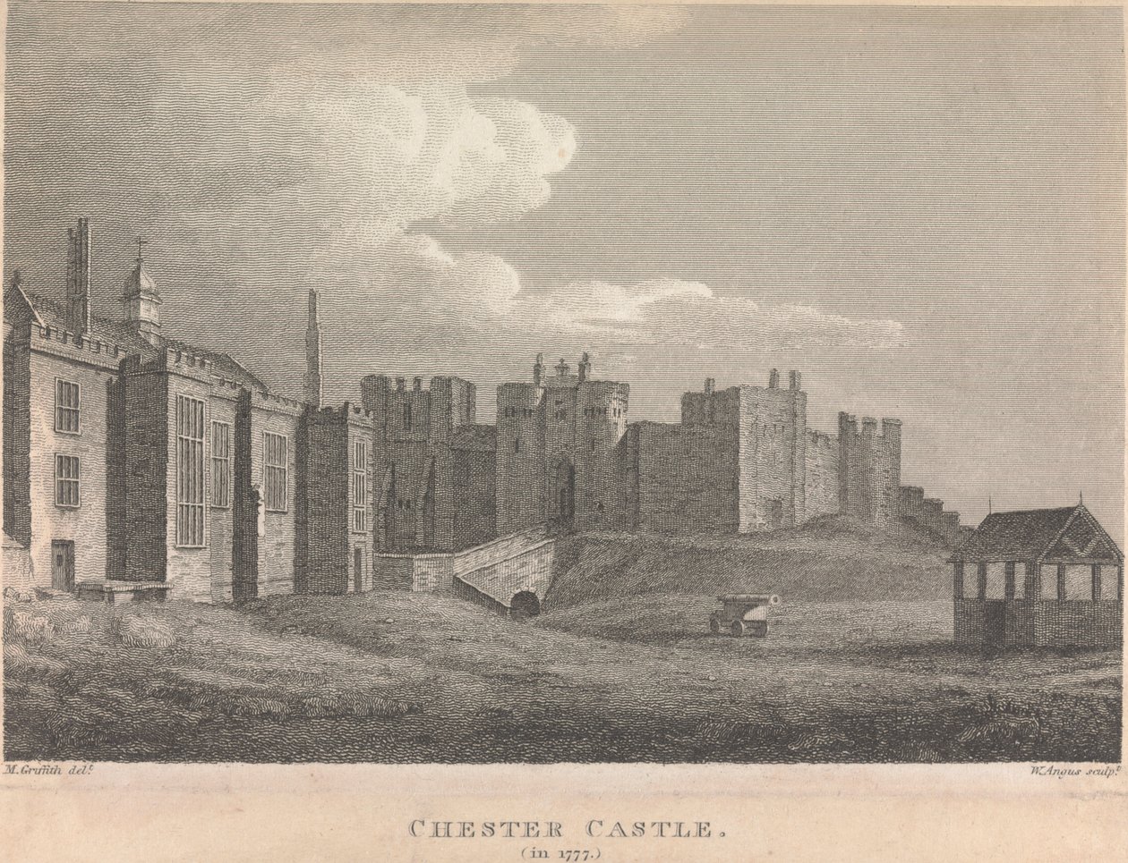 Chester Castle; side 63 (bind 1) av William Angus