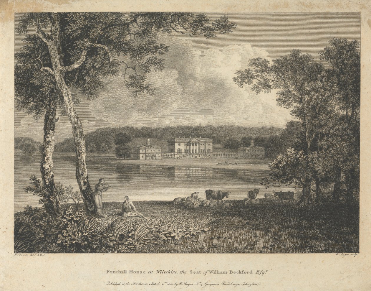 Fonthill House, Wiltshire av William Angus